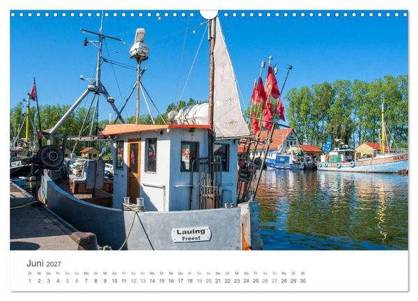 Produktbild: Fischereih&auml;fen an der Ostseek&uuml;ste (Wandkalender 2027 DIN A3 quer), CALVENDO Monatskalender