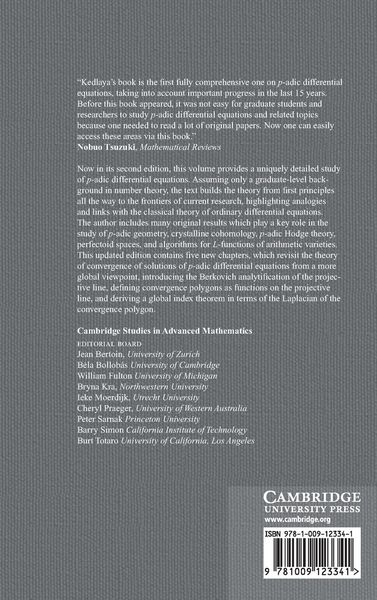 Produktbild: P-adic Differential Equations