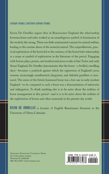 Produktbild: Horse in Early Modern English Culture