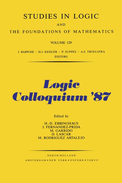 Produktbild: Logic Colloquium '87