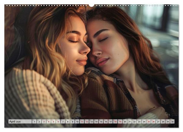 Produktbild: Farben der Liebe: Bunte Vielfalt des Herzens (Wandkalender 2026 DIN A2 quer), CALVENDO Monatskalender