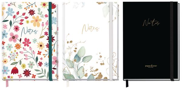 Produktbild: Paper&you Notizbuch kariert A6+