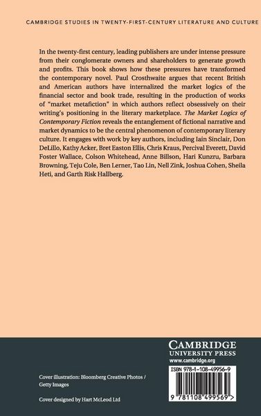 Produktbild: The Market Logics of Contemporary Fiction