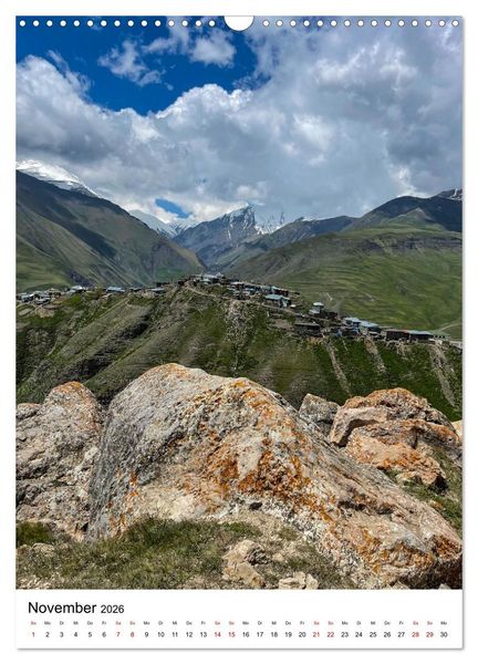 Produktbild: Aserbaidschan - Eine Reise von Baku in den Kaukasus (Wandkalender 2026 DIN A3 hoch), CALVENDO Monatskalender