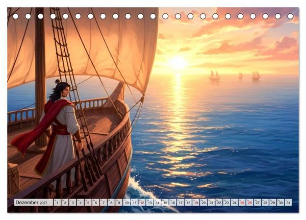 Produktbild: Sinbad &ndash; Reisen ins Unbekannte (Tischkalender 2027 DIN A5 quer), CALVENDO Monatskalender
