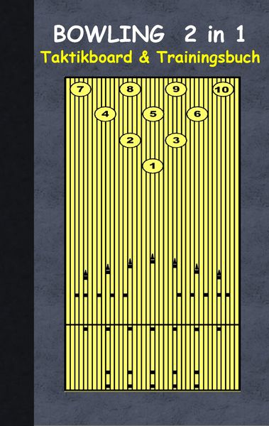 Produktbild: Bowling 2 in 1 Taktikboard und Trainingsbuch