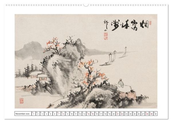 Produktbild: Yoshitsugu Haizan (hochwertiger Premium Wandkalender 2026 DIN A2 quer), Kunstdruck in Hochglanz