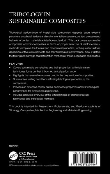 Produktbild: Tribology in Sustainable Composites