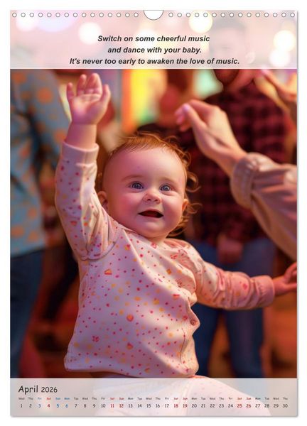 Produktbild: No more boredom for your baby (Wall Calendar 2026 DIN A3 portrait), CALVENDO 12 Month Wall Calendar