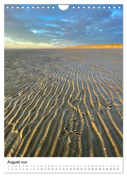 Produktbild: Strand der Sehnsucht - Sankt Peter-Ording (Wandkalender 2026 DIN A4 hoch), CALVENDO Monatskalender