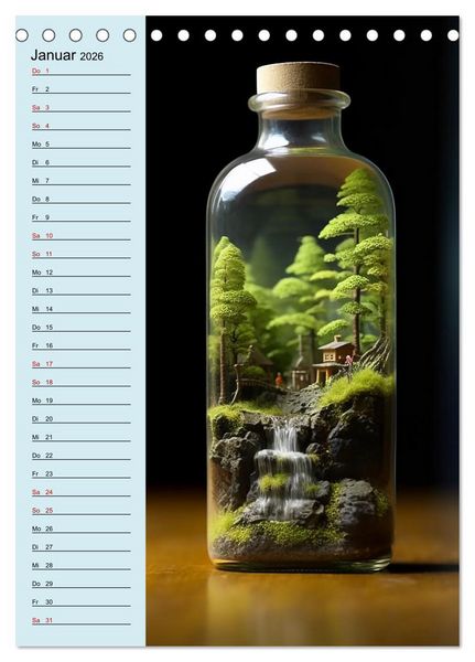 Produktbild: Voll die Flasche (Tischkalender 2026 DIN A5 hoch), CALVENDO Monatskalender