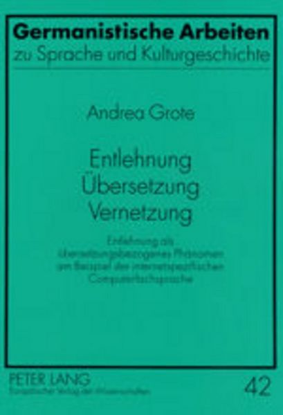 Produktbild: Entlehnung &ndash; Uebersetzung &ndash; Vernetzung
