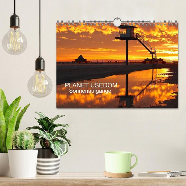 Produktbild: PLANET USEDOM Sonnenaufg&auml;nge (Wandkalender 2026 DIN A4 quer), CALVENDO Monatskalender