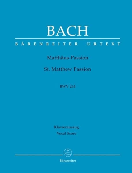Produktbild: Bach, J: Matth&auml;us-Passion BWV 244