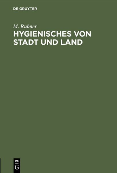 Produktbild: Hygienisches von Stadt und Land