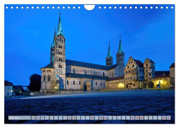 Produktbild: Unterwegs in Bamberg (Wandkalender 2026 DIN A4 quer), CALVENDO Monatskalender