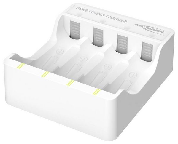 Produktbild: Lademodul ANSMANN Pure Power, f&uuml;r 1-4 Micro AAA / Mignon AA