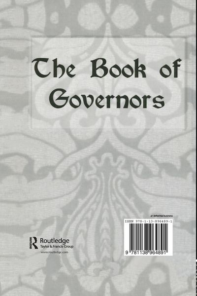 Produktbild: The Book Of Governors