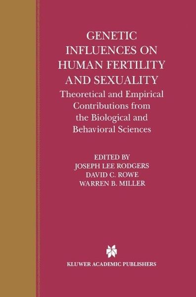 Produktbild: Genetic Influences on Human Fertility and Sexuality
