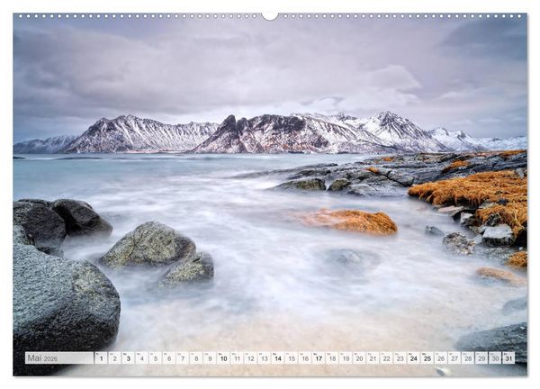 Produktbild: Traumziel Lofoten (Wandkalender 2026 DIN A2 quer), CALVENDO Monatskalender