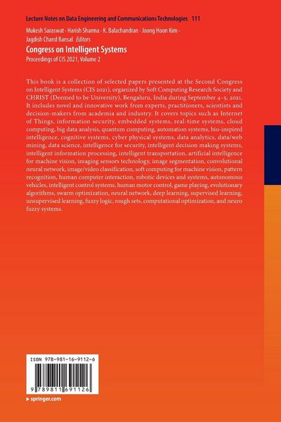 Produktbild: Congress on Intelligent Systems