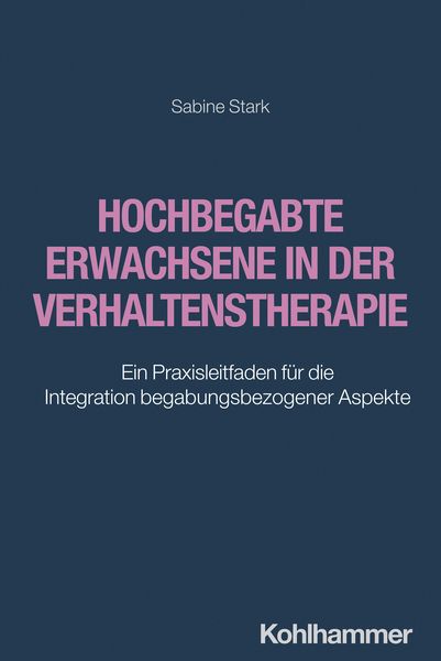 Produktbild: Hochbegabte Erwachsene in der Verhaltenstherapie