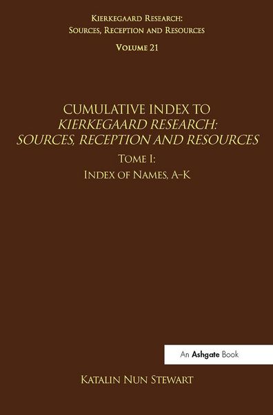 Produktbild: Nun Stewart, K: Volume 21, Tome I: Cumulative Index