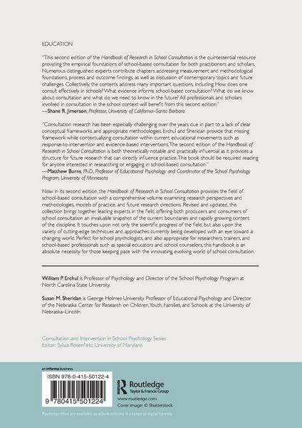 Produktbild: Handbook of Research in School Consultation
