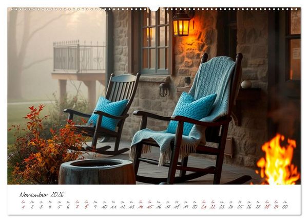 Produktbild: Wir lieben Wolle und Gem&uuml;tlichkeit (Wandkalender 2026 DIN A2 quer), CALVENDO Monatskalender