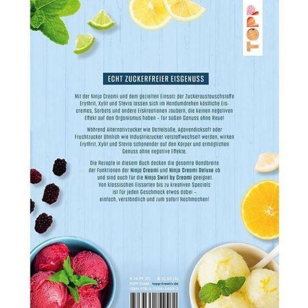 Produktbild: Die 150 besten zuckerfreien Rezepte f&uuml;r die Ninja Creami