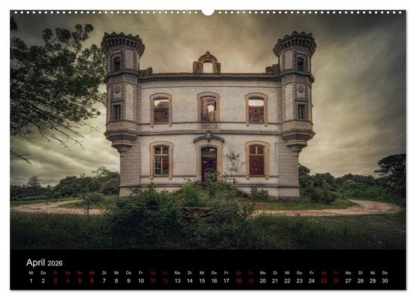 Produktbild: Auch von au&szlig;en haben Lost Places ihren Charme (Wandkalender 2026 DIN A2 quer), CALVENDO Monatskalender
