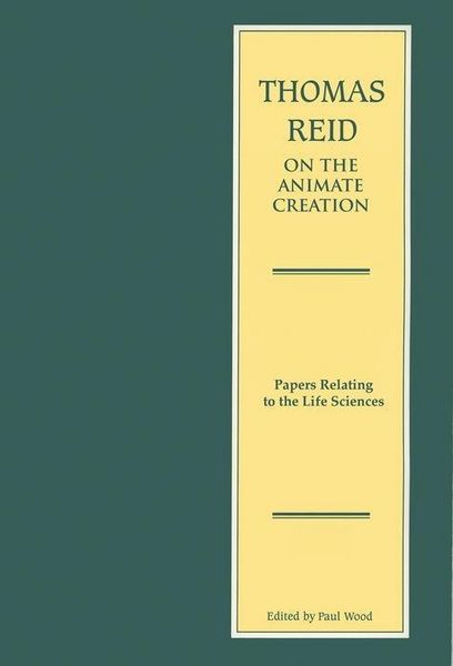 Produktbild: Reid, T: Thomas Reid on the Animate Creation