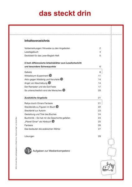 Produktbild: Lekt&uuml;rebegleiter &ndash; kompakt und differenziert: Planet Omar &ndash; Nichts als &Auml;rger