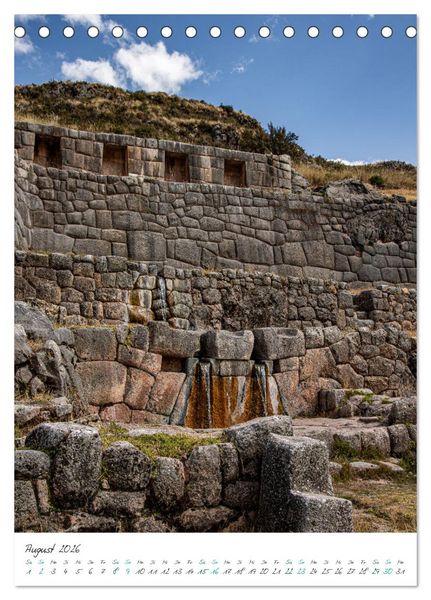 Produktbild: Unterwegs in Peru (Tischkalender 2026 DIN A5 hoch), CALVENDO Monatskalender