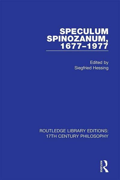 Produktbild: Speculum Spinozanum, 1677-1977