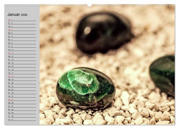 Produktbild: Minerale. Kristalle und Edelsteine (Wandkalender 2026 DIN A2 quer), CALVENDO Monatskalender