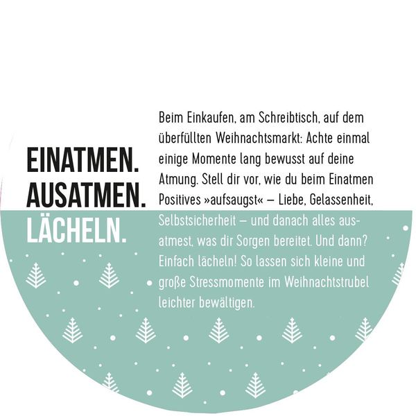 Adventskalender in der Dose. 24 Momente der Achtsamkeit