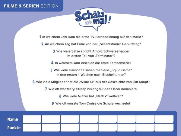 Produktbild: Sch&auml;tz mal! Filme und Serien Edition