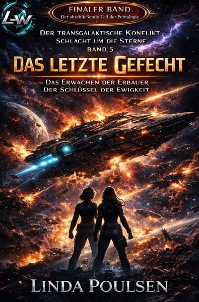 Produktbild: Der Transgalaktische Konflikt - Schlacht um die Sterne / Der Transgalaktische Konflikt - Schlacht um die Sterne - Buch 5 - Das Erwachen der Erbauer &ndash; Der Schl&uuml;ssel der Ewigkeit &bdquo;Das letzte Gefecht&ldquo; - Finaler Band