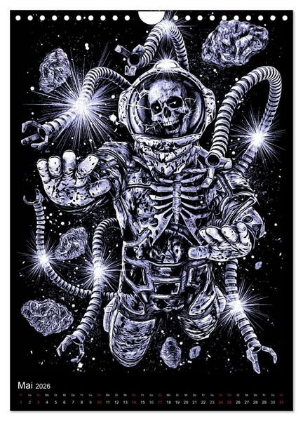Produktbild: BLOODBOY/DARK ILLUSTRATION (Wandkalender 2026 DIN A4 hoch), CALVENDO Monatskalender