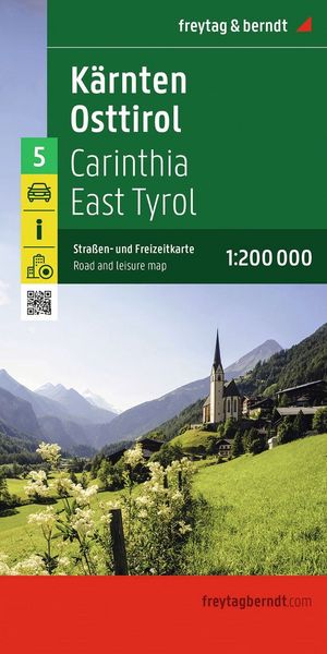 Produktbild: Freytag & berndt Stra&szlig;enkarte K&auml;rnten - Osttirol 1:200.000
