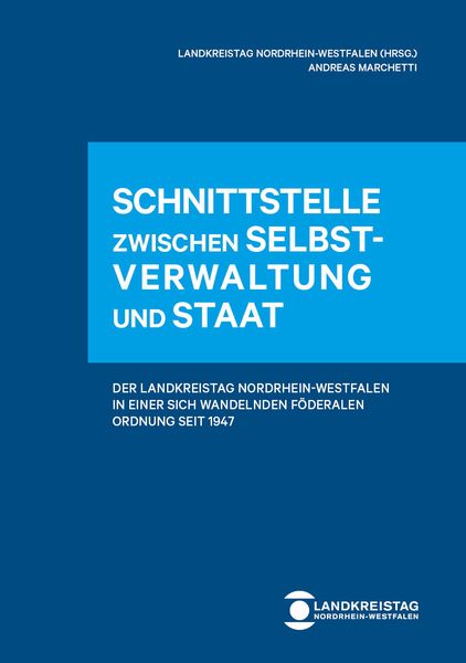 Produktbild: Schnittstelle zwischen Selbstverwaltung und Staat