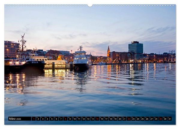 Produktbild: Landeshauptstadt Kiel (hochwertiger Premium Wandkalender 2026 DIN A2 quer), Kunstdruck in Hochglanz