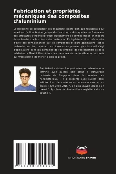 Produktbild: Fabrication et propri&eacute;t&eacute;s m&eacute;caniques des composites d'aluminium