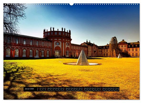 Produktbild: Wiesbaden Aquis Mattiacis (hochwertiger Premium Wandkalender 2026 DIN A2 quer), Kunstdruck in Hochglanz