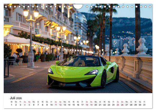 Produktbild: Schnelle Sportwagen (Wandkalender 2026 DIN A4 quer), CALVENDO Monatskalender