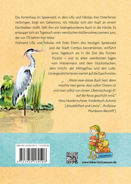 Produktbild: Abenteuer im Spreewald - Lilly, Nikolas und das geheimnisvolle Tagebuch