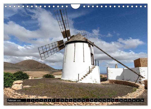 Produktbild: Fuerteventura - Hart am Wind (Wandkalender 2026 DIN A4 quer), CALVENDO Monatskalender