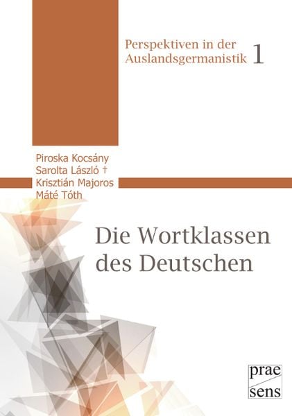 Produktbild: Die Wortklassen des Deutschen