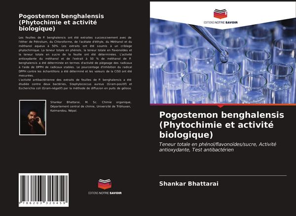 Produktbild: Pogostemon benghalensis (Phytochimie et activit&eacute; biologique)
